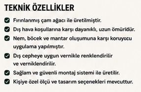 Doruk Ahşap Kulübe ve Depolama Alanı