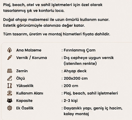 Marina Ahşap Loca