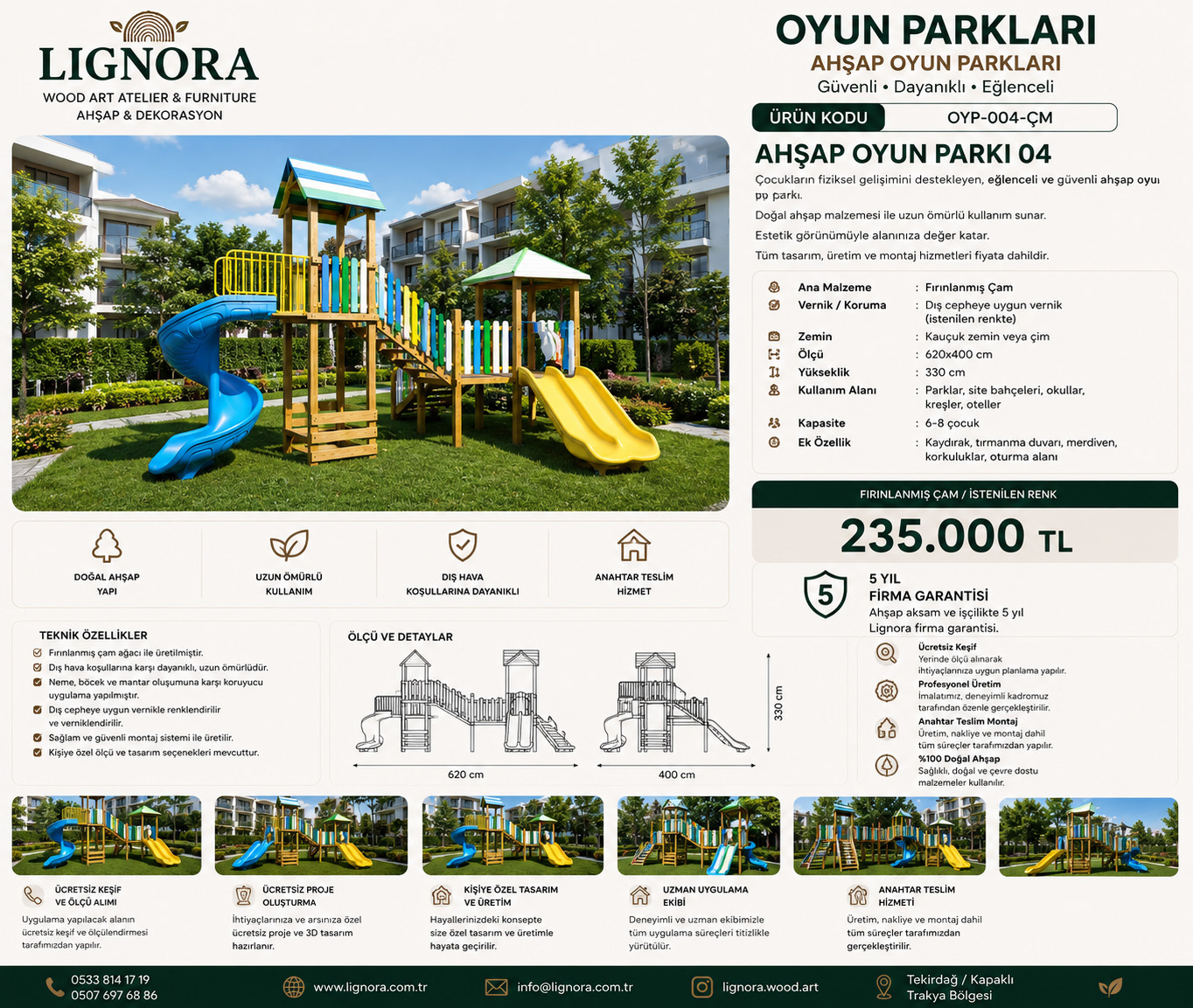 Miniland Ahşap Oyun Parkı