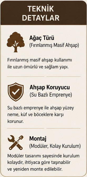 Ay Ahşap Salıncak