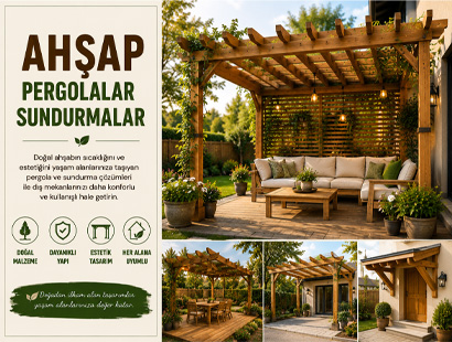 Ahşap Pergolalar - Sundurmalar